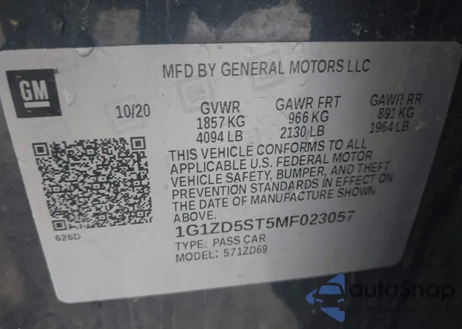 1G1ZD5ST5MF023057: 42763484