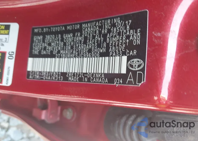 2T1BURHE5JC996906: 42762866