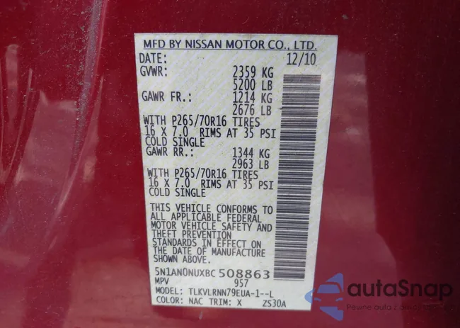 5N1AN0NUXBC508863: 42764049