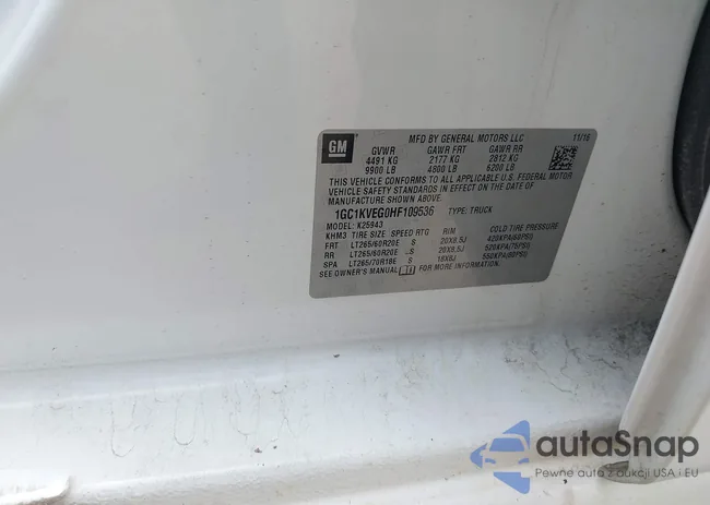 1GC1KVEG0HF109536: 42764260