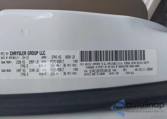 2C4RC1BG7ER189130: 42764415