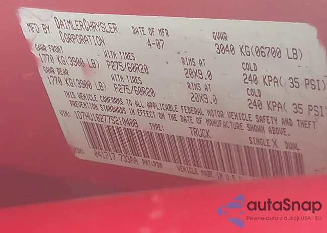 1D7HU18258S567586: 42764563