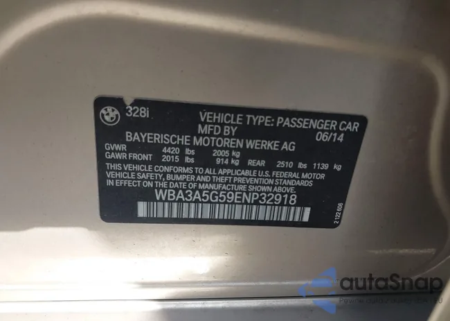 WBA3A5G59ENP32918: 42765154