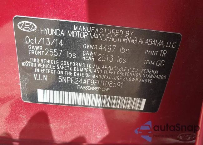 5NPE24AF9FH108591: 42765311