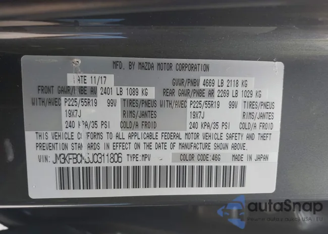 JM3KFBCM5J0311806: 42765445