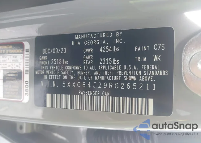 5XXG64J29RG265211: 42764666