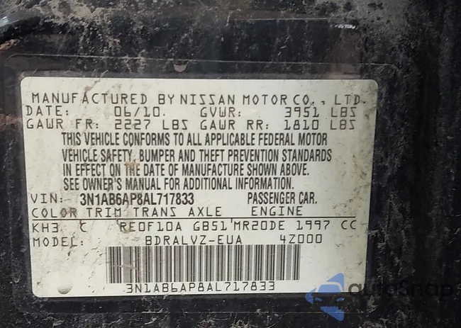 3N1AB6AP8AL717833: 42766237