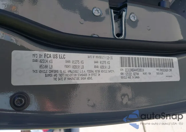 2C3CCABG4HH538510: 42765755