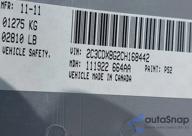 1B3LC76M58N567134: 42765839