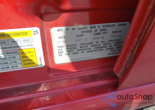 KL1TD56608B200314: 42765855