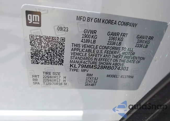 KL79MMS28RB074301: 42765969