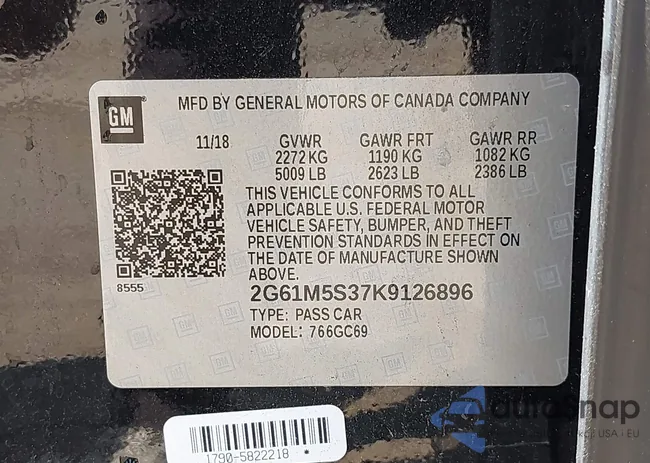 2G61M5S37K9126896: 42767426