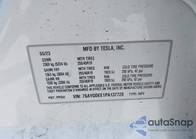 7SAYGDEE1PA137728: 42767608