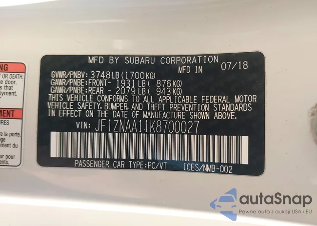 JF1ZNAA11K8700027: 42766785