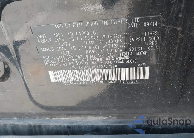 4S4BSENCXF3227928: 42768088