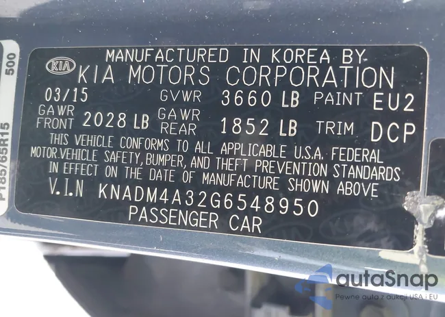 KNADM4A32G6548950: 42768353