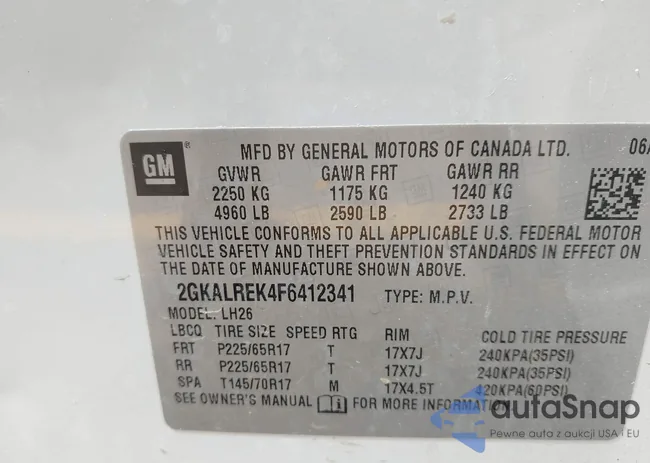 2GKALREK4F6412341: 42767728