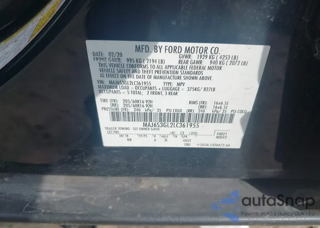 MAJ6S3GL2LC361955: 42767770