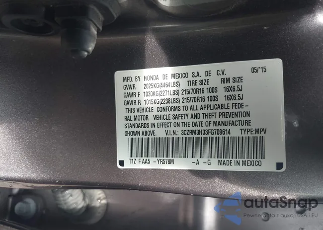 3CZRM3H33FG709614: 42767837