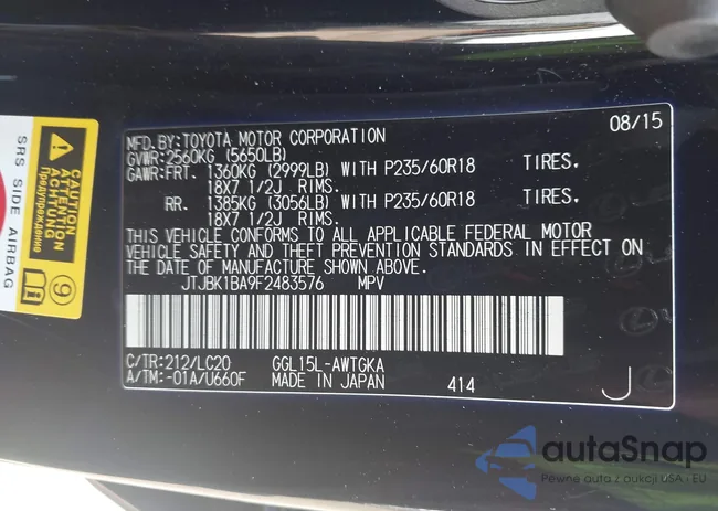 JTJBK1BA9F2483576: 42769057