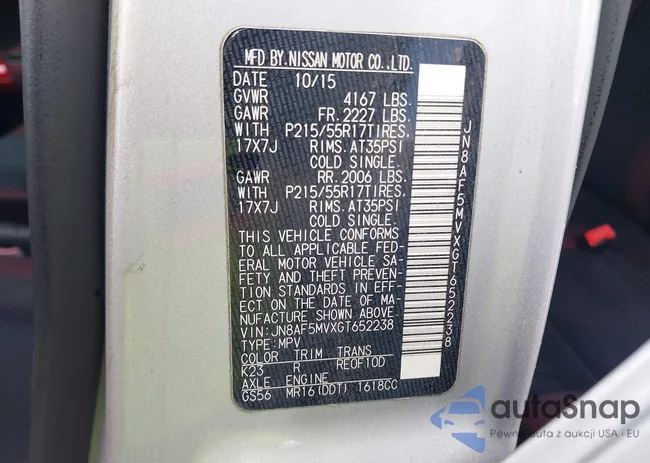 JN8AF5MVXGT652238: 42768729