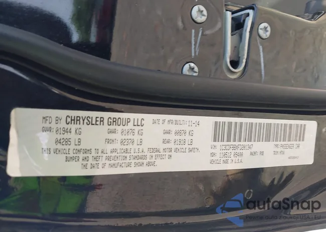 1C3CDFBBXFD201347: 42768740