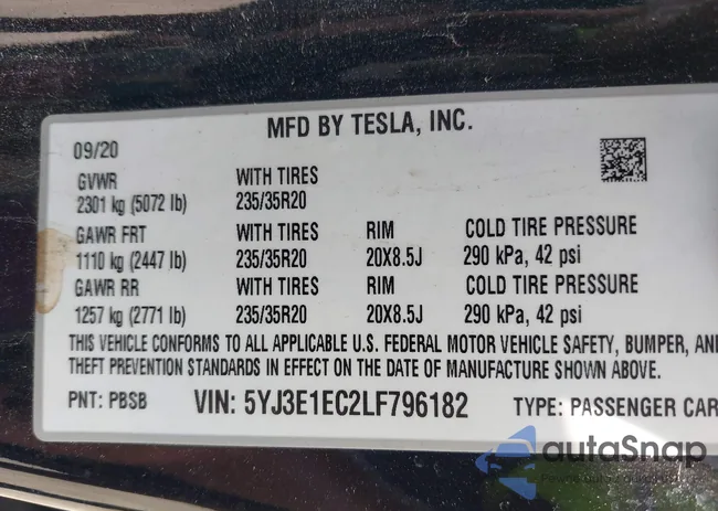 5YJ3E1EC2LF796182: 42768831