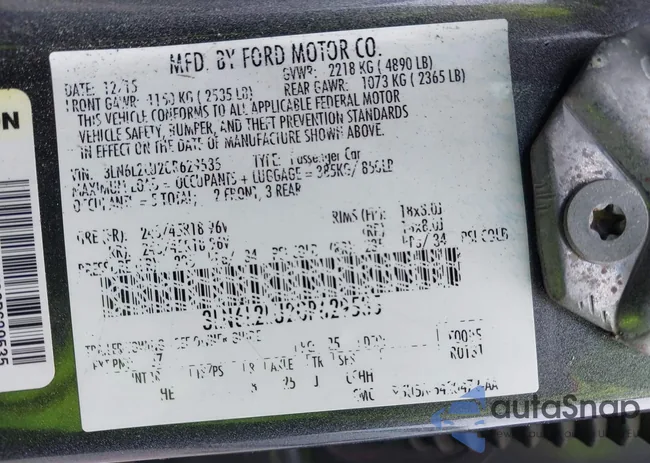 3LN6L2LU2GR629535: 42770047