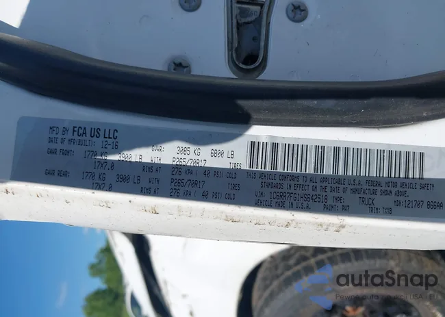 1C6RR7FG1HS642518: 42770265