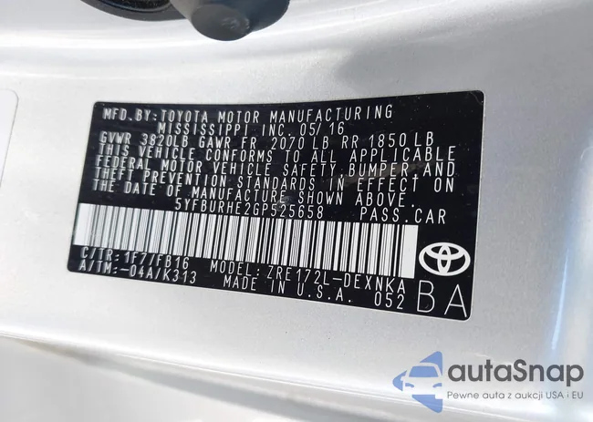 5YFBURHE2GP525658: 42770374