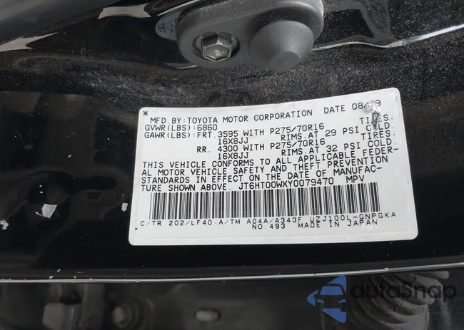 JT6HT00WXY0079470: 42770425