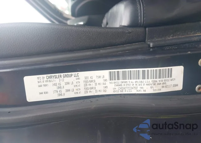 1C4SDHDT7CC247597: 42770474