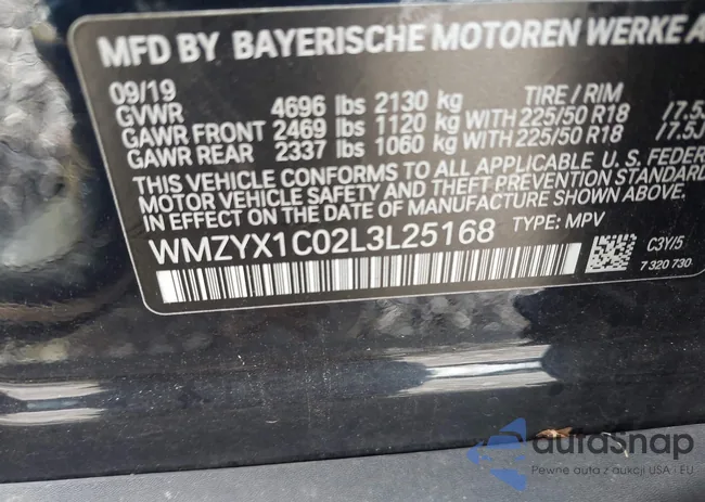 WMZYX1C02L3L25168: 42769924