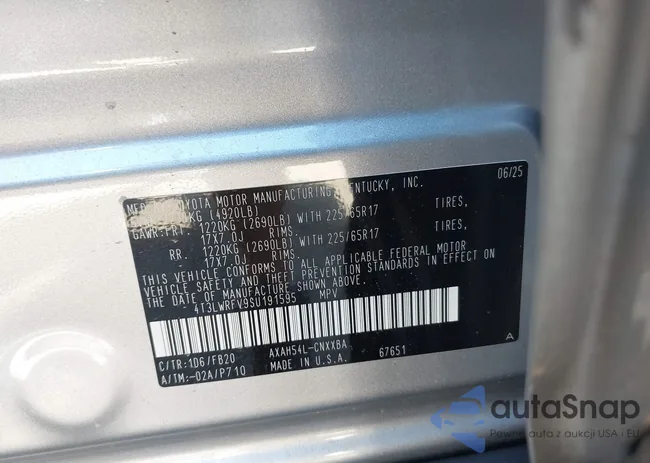 4T3LWRFV9SU191595: 42770034