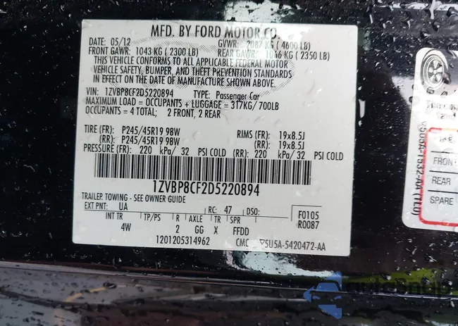 1ZVBP8CF2D5220894: 42771066