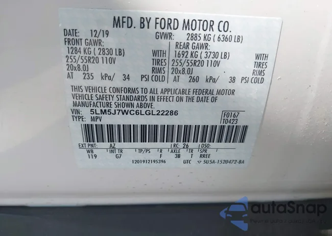 5LM5J7WC6LGL22286: 42771288