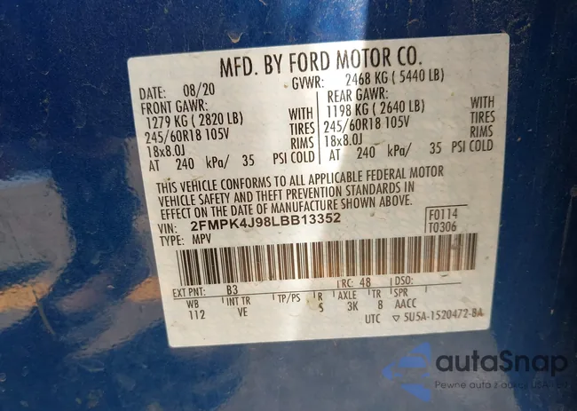 2FMPK4J98LBB13352: 42771451