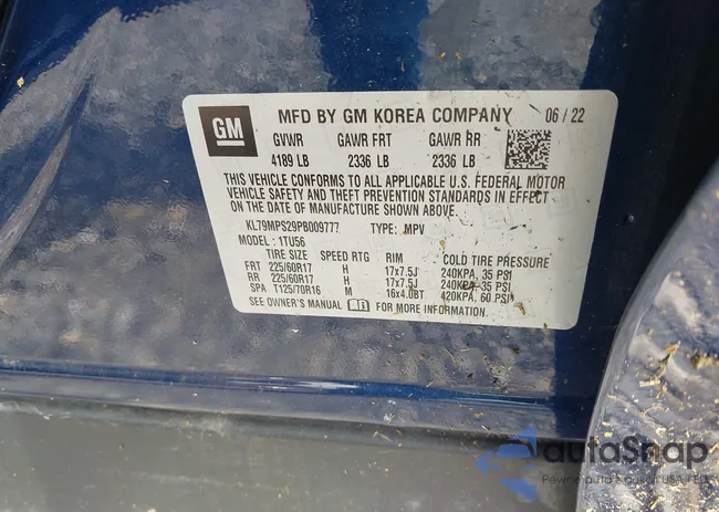 KL79MPS29PB009777: 42771587