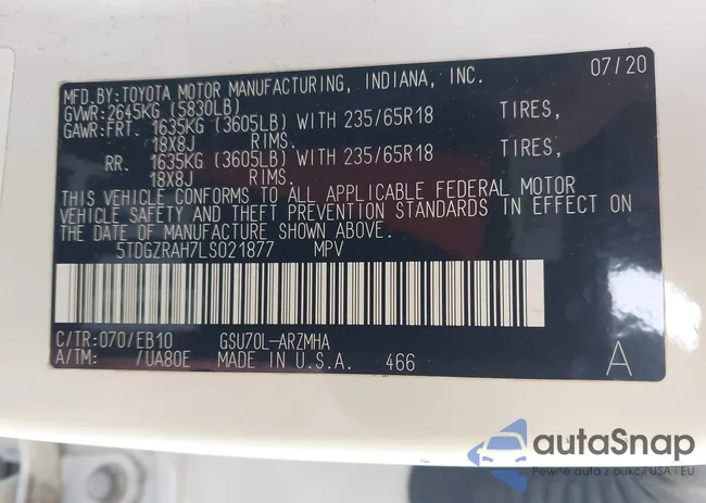 5TDGZRAH7LS021877: 42771626