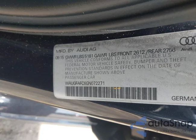 WAUGFAFC6GN072271: 42770803