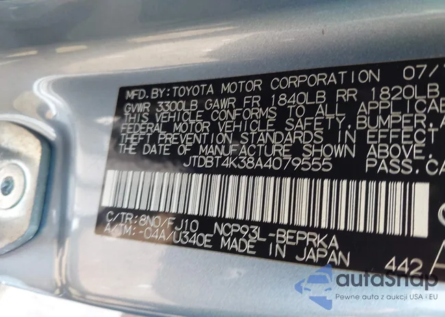 JTDBT4K38A4079555: 42772112