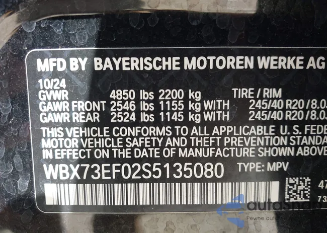 WBX73EF02S5135080: 42772267