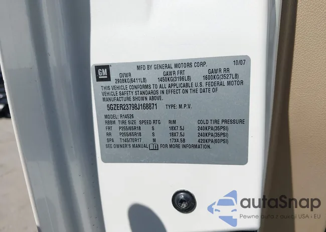 5GZER23798J168871: 42772441