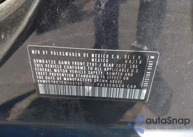 3VWE57BU7KM059785: 42771783