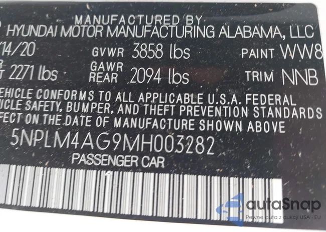 5NPLM4AG9MH003282: 42773627