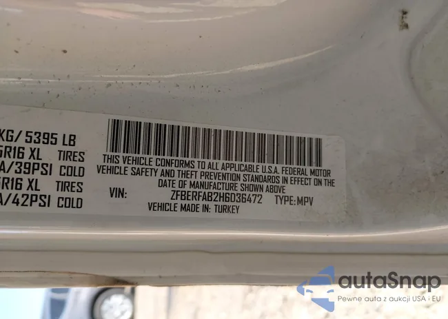 ZFBERFAB2H6D36472: 42772690