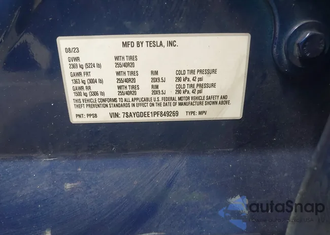 7SAYGDEE1PF849269: 42772880