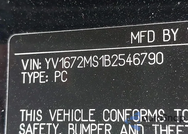 YV1672MS1B2546790: 42772982