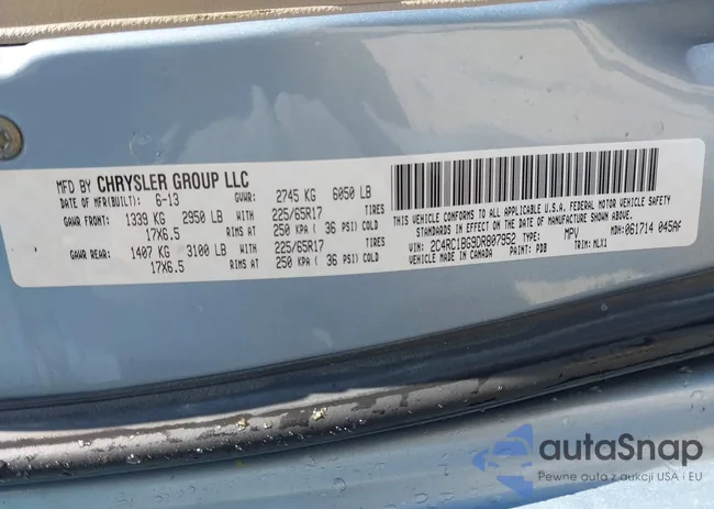 2C4RC1BG9DR807952: 42774421