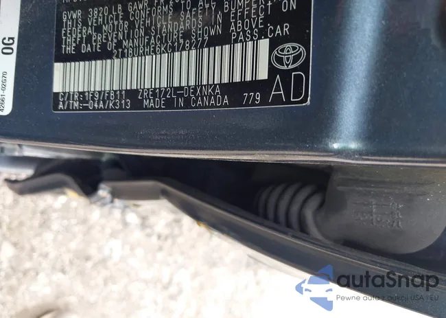 2T1BURHE6KC178277: 42774513